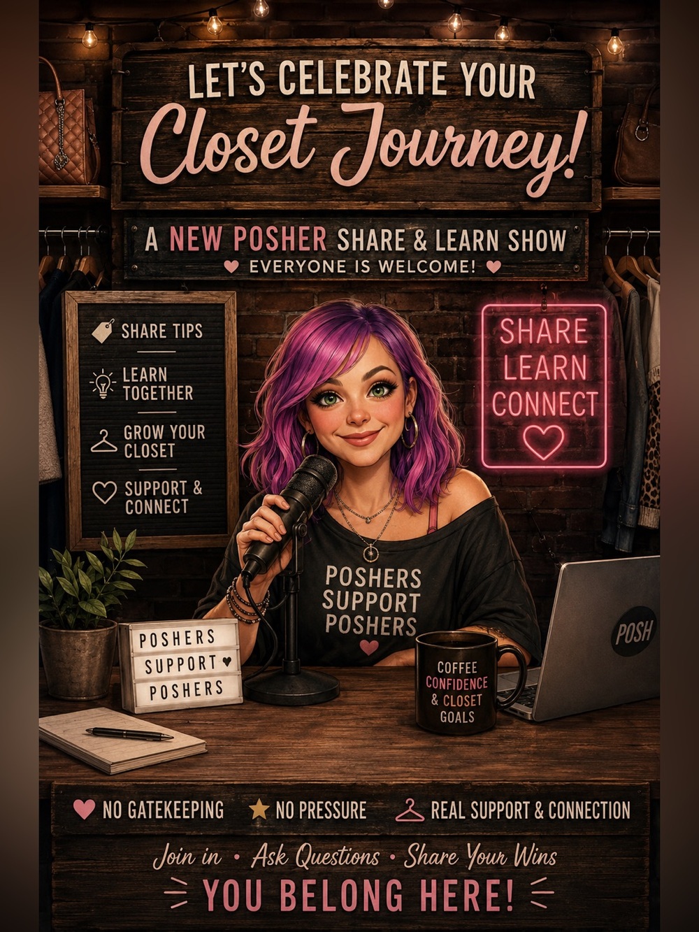 Cadyscreations New Posher Share and Learn Show